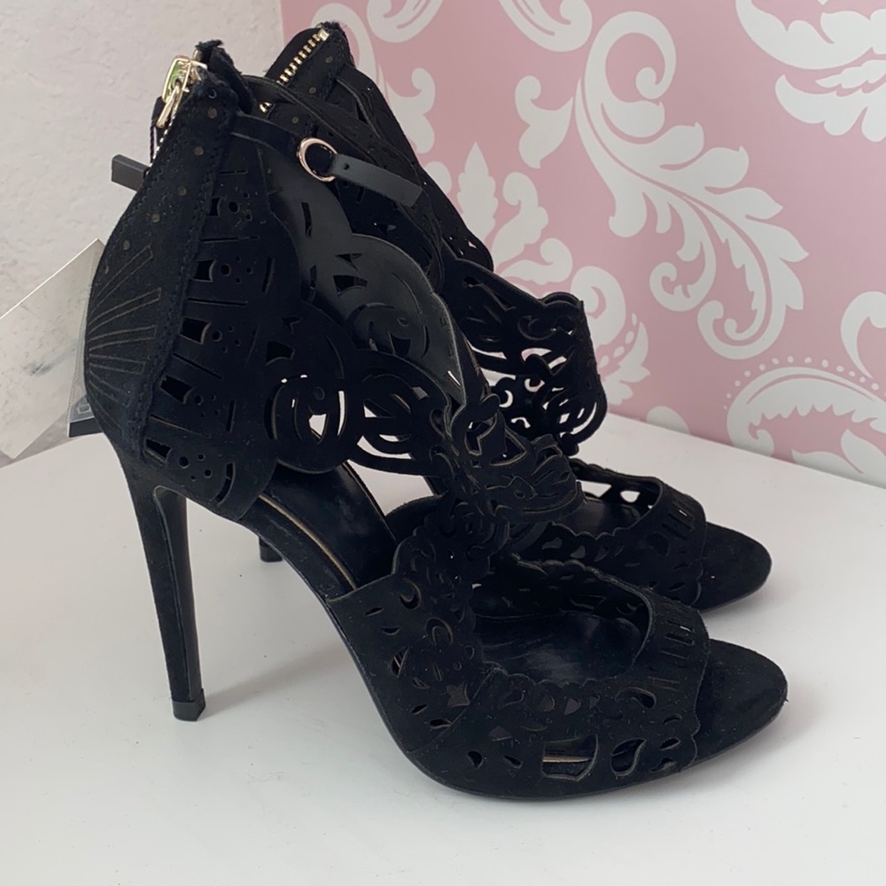 Zara leather heels